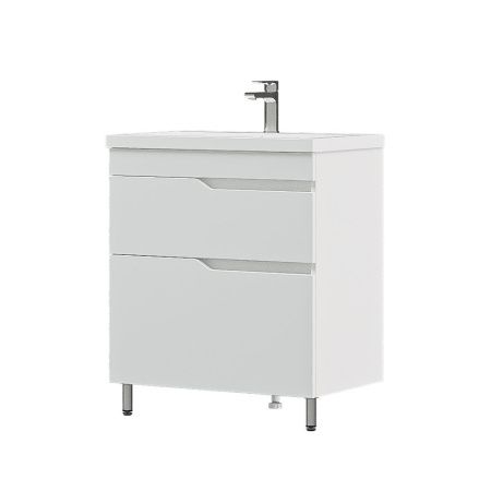Тумба под раковину Corozo Теона SD-00001721 70х40 напольная цвет белый