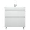 Тумба под раковину Corozo Алабама SD-00000595 80х40 напольная цвет белый