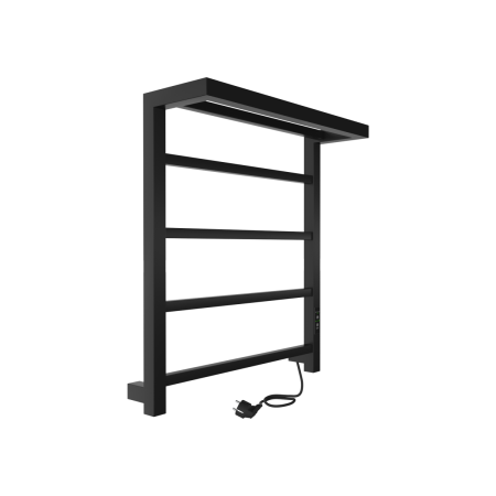 Полотенцесушитель электрический Indigo Forma LEF60-50BRRt 55х60 черный