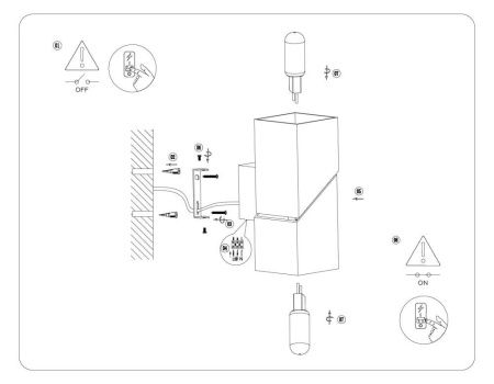 Светильник настенный Ambrella Light Wall (Валл) FW2474