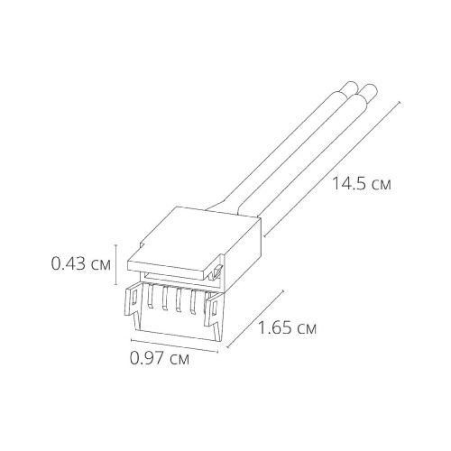 Коннектор для ввода питания Arte Lamp Strip-accessories (Стрип-аццессориес) A30-08-1CCT - фото 4