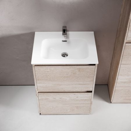 Тумба под раковину Sancos Libra Floor LB60FEG 60х50 напольная цвет коричневый