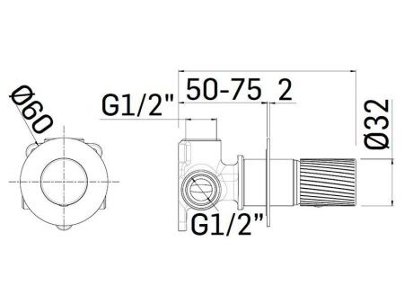Смеситель для душа Mamoli Tuttodunpezzo 37300000002A встраиваемый в стену нержавеющая сталь