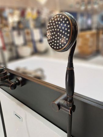 Смеситель для ванны AltroBagno Beatrice AltroBagnoBeatrice0205BrNe настенный черный