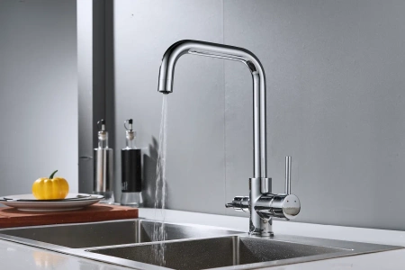 Смеситель для кухни Shevanik S228 на мойку хром