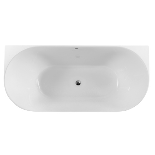 Ванна акриловая BelBagno BB412-1700-800 170х80 пристенная полукруглая - фото 3
