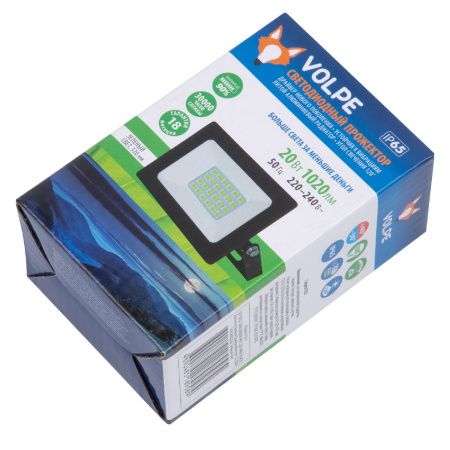 Прожектор Volpe ULF-Q517 20W/GREEN IP65 220-240V BLACK