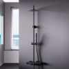 Душевая стойка Damixa Scandinavian Pure 936800300 настенная цвет черный