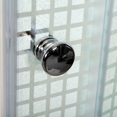 Душевая кабина AvaCan L901GM+EL 100х100 четверть круга с крышей ориентация универсальная