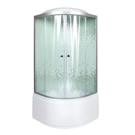 Душевая кабина AvaCan L910GM 100х100 четверть круга с крышей ориентация универсальная