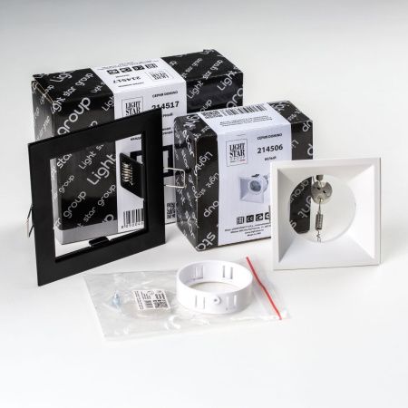 Светильник встраиваемый Lightstar Domino (Домино) D51706WMOD
