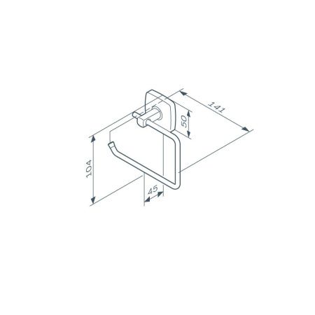 Бумагодержатель Am.Pm Gem A9034122