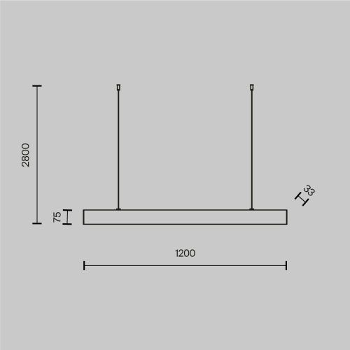 Светильник подвесной Wertmark Technical BASIS Pendant P051PL-L40B4K - фото 5