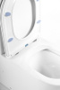 Унитаз напольный с бачком BelBagno FLAY-R BB2149CPR/BB870SC белый с сиденьем микролифт безободковый каскадный смыв