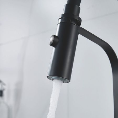 Смеситель для кухни Shevanik S943H-3 на мойку черный