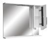 Зеркало-шкаф Stella Polar Сильва SP-00000207 100х80 подвесной цвет белый