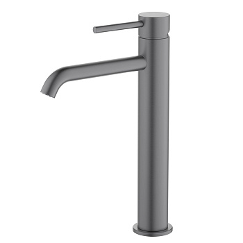 Смеситель Aquatek Европа AQ1304BGM на раковину черный хром без термостата