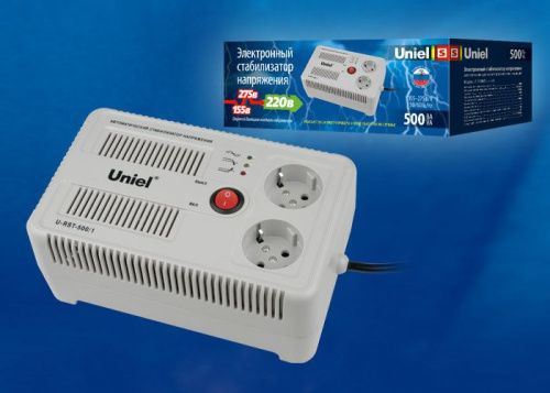 Стабилизатор напряжения Uniel U-RST U-RST-500/1 - фото 2