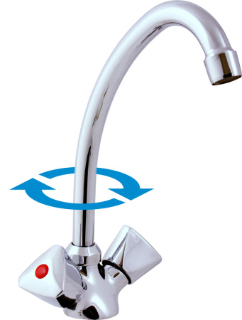 Смеситель для кухни RavSlezak EM013.5/1 на мойку хром