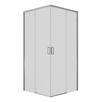 Душевой уголок Ambassador Queen 11011104 90х90 стекло прозрачное профиль хром глянцевый без поддона