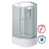 Душевая кабина Niagara Classic 23101424LBKG 120х80 асимметричная без крыши ориентация левая
