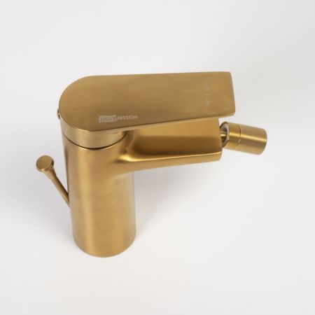 Смеситель Wasserkraft Aisch 5500 5506 на биде золото