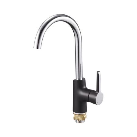 Смеситель для кухни G.Lauf ZOK ZOK4-A036YB на мойку черный/хром