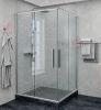 Душевой уголок AvaCan KС80 90х90 стекло прозрачное профиль хром без поддона