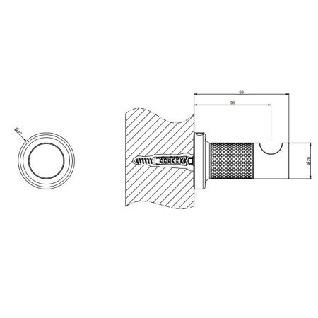 Крючок Gessi Inciso 58521#727