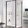 Душевая перегородка Ravak Pivot 90GA0300Z1 100х190 стекло прозрачное профиль черный
