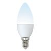 Лампа светодиодная Uniel Multibright (Мултибригхт) LED-C37-6W/NW/E14/FR/MB PLM11WH картон