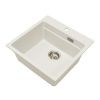 Кухонная мойка Grandex Aqua 500401 50х50 цвет белый поверхность матовая