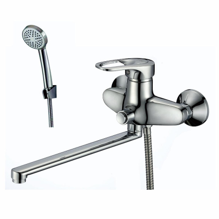 Смеситель для ванны D-Lin D146404-5 настенный хром