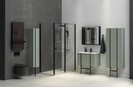 Шкаф-пенал Allen Brau Reality 1.32001.CGM 30х150 подвесной цвет зеленый