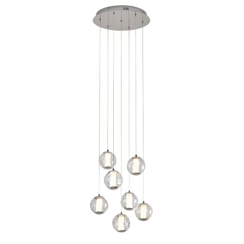 Светильник подвесной Delight Collection OD2437-7 gold/clear - фото 2