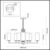 Люстра подвесная Odeon Light Kasali (Касали) 4990/10