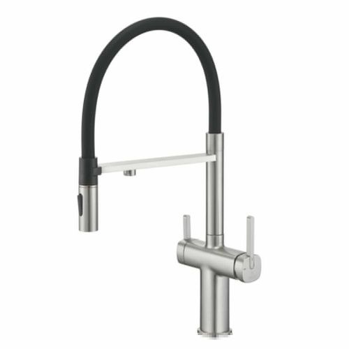 Смеситель для кухни Rose R358L на мойку сатин