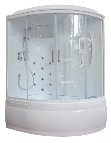 Душевая кабина Royal Bath ALP RB140ALP-T-L 140х95 асимметричная с крышей