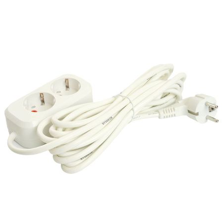 Удлинитель двухместный Stekker Home (Хоме) 49341