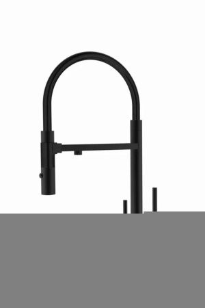 Смеситель для кухни Rose R958H на мойку черный