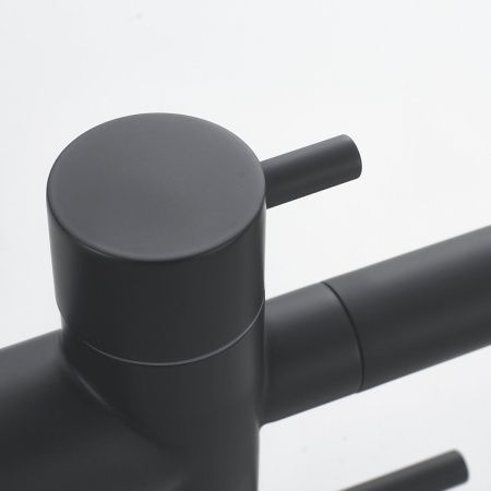 Смеситель для кухни Shevanik S178H на мойку черный