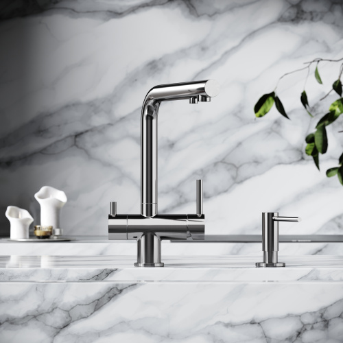 Смеситель для кухни Sancos Foster SC4014BN на мойку никель брашированный - фото 4