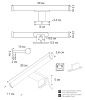Подсветка для зеркал Arte Lamp Orizzone (Ориззоне) A2935AP-1BK