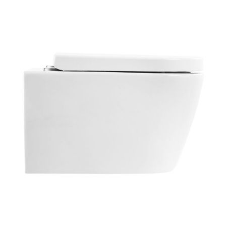 Чаша унитаза подвесная BelBagno MARINO BB105CHR цвет белый без сиденья безободковая каскадный смыв