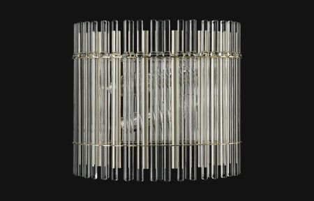 Светильник настенный Crystal Lux Aurelio (Аурелио) AURELIO AP2 GOLD+CHROME/TRANSPARENT