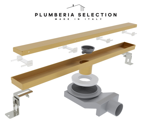 Душевой трап Plumberia Selection PSL LINEAR PSL90OB напольный - фото 4