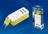 Удлинитель 1гн х 1,5м б/з Uniel Travel (Травел) S-CT1-1,5U White/Green