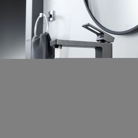 Смеситель Raffine F1196H на раковину черный