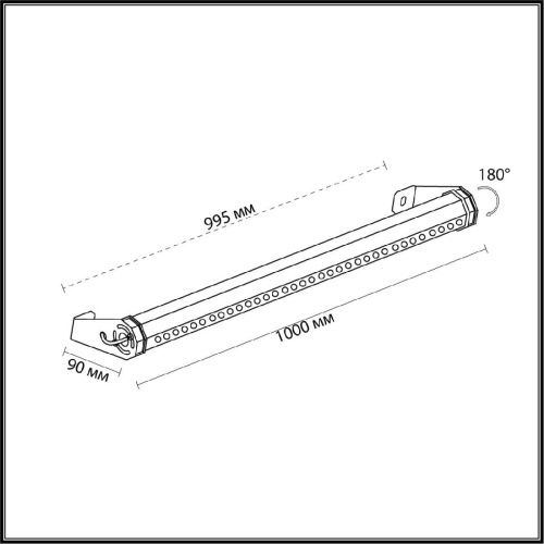 Прожектор Odeon Light Graze (Гразе) 7040/10WL - фото 4