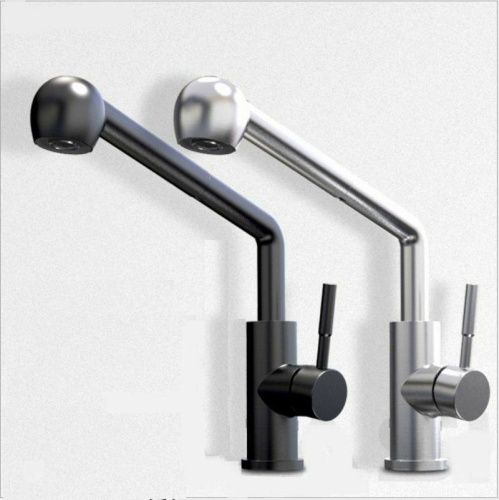 Смеситель для кухни Fashun A56009-7 на мойку черный - фото 5